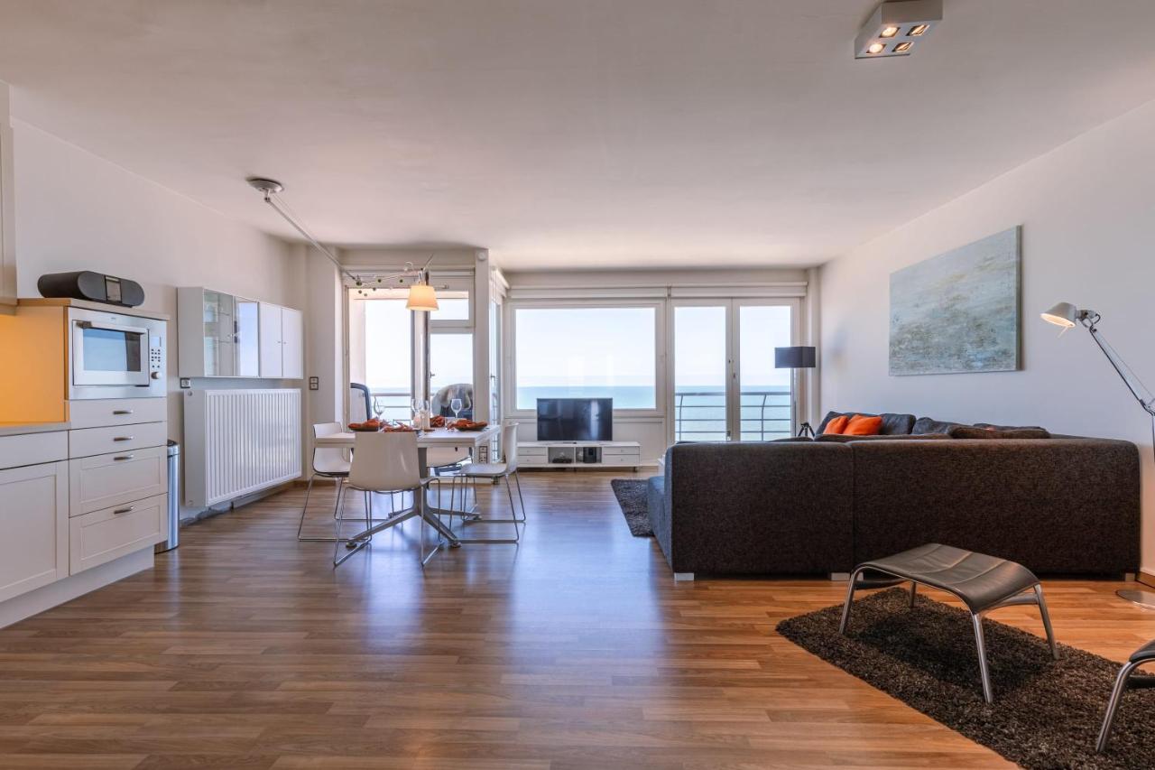 Excellent Southern Furnished Apartment With Beautiful Sea View Nieuwpoort Buitenkant foto